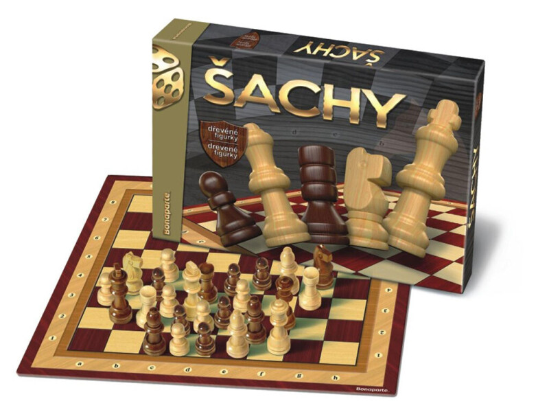 Bonaparte  Šachy dřevěné figurky společenská hra